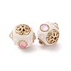 Handmade Resin Indonesia Round Beads IPDL-P005-25KCG-03-2