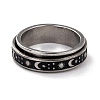 Non-Tarnish 203 Stainless Steel Rotating Spinner Fidget Band Rings for Anxiety Stress Relief LS-RJEW-G118-09P-1