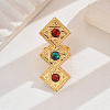 Adjustable Metal Cuff Open Rings for Women MX7464-4-1