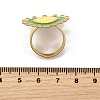 304 Stainless Steel Enamel Finger Rings for Women LS-RJEW-Z096-01G-01-3