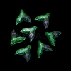 Luminous Transparent Resin Decoden Cabochons RESI-D013-16B-2