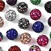 20Pcs 10 Colors Acrylic Rhinestone Beads OACR-FS0002-32-3