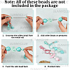12Pcs 12 Colors Alloy Beadable Keychain Bar KEYC-SC0001-45-4