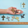 Hollow Alloy Big Pendants PALLOY-CD0001-07-5