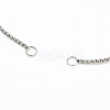 Adjustable 304 Stainless Steel Box Chain Slider Bracelet/Bolo Bracelets Making AJEW-JB00781-01-2