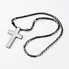 17.5 inch Non-Magnetic Synthetic Hematite Necklace X-IMN009-2