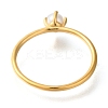 Ion Plating(IP) 304 Stainless Steel Plain Band Rings for Women RJEW-B066-10G-3