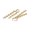 Glass Dangle Hoop Earrings EJEW-Q781-23G-2