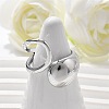 304 Stainless Steel Cuff Rings for Women RJEW-A063-01A-P-4