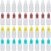 48Pcs 4 Colors Clear Glass Wishing Bottle Pendants GLAA-SC0002-56-1
