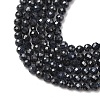Natural Black Sapphire Beads Strands G-P625-3mm-01-4