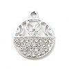 Alloy Crystal Rhinestone Pendants ALRI-C007-63P-2