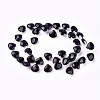 Natural Black Onyx Beads Strands G-G821-12B-2