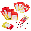 50Pcs 5 Styles Rectangle Glitter Holographic PVC Resealable Packaging Bags ABAG-TA0001-91-3