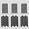 8Pcs 2 Styles PEVA Rubber Anti-Slip Hexagonal Phone Grip Tape Stickers for Phones AJEW-SP0002-64B-02-7