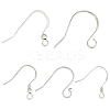 10 Pairs 5 Style 925 Sterling Silver French Hooks with Coil and Ball STER-BBC0006-07-1