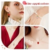 10Pcs Transparent Acrylic Pendants OACR-YW0002-31A-6