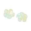 Dyed & Heated Glass Bead Caps GLAA-C042-01D-2