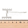 Brass Micro Pave Cubic Zirconia Chain Extender ZIRC-Q022-030P-NR-3
