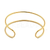 Ion Plating(IP) Hollowed 304 Stainless Steel Cuff Bangles for Women Men BJEW-P331-02G-3