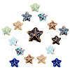 16 Pcs 8 Colors Handmade Porcelain Beads PORC-SC0001-03-1
