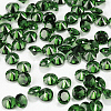 Diamond Shaped Cubic Zirconia Pointed Back Cabochons ZIRC-R004-10mm-08-1