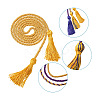6Pcs 3 Style Polyester Tassel Big Pendant Decorations FIND-TA0001-49-2