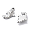 Anti-Tarnish 304 Stainless Steel Pendants STAS-R130-34P-2