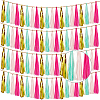 Tissue Paper Tassels Garland AJEW-WH20006-110A-1