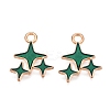Alloy Enamel Pendants X1-ENAM-T020-38E-RS-1