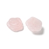 Natural Rose Quartz Carved Cabochons G-C185-01B-01-2