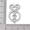 Non-Tarnish 304 Stainless Steel Pendants STAS-B062-09P-3