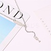 Alloy Cable Chain Wine Cup Pendant Y Necklaces for Women WG2C776-02-1
