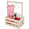 1 Bag Hollow Rainbow Wooden Baby Shower Crates ODIS-UN0001-17-1