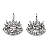 304 Stainless Steel Micro Pave Cubic Zirconia Charms STAS-K302-01B-P-1