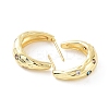Rack Plating Brass Micro Pave Cubic Zirconia Stud Earrings for Women KK-Z038-18G-2