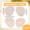 2 Pairs Silicone Forefoot Insole Pads FIND-LP0008-55-2