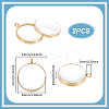 2Pcs 304 Stainless Stee Locket Pendants STAS-UN0064-13G-3