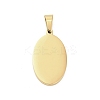 304 Stainless Steel Stamping Blank Tag Pendants STAS-H333-02G-1