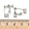 Brass Screw On Clip-on Earring Converters Findings KK-A281-27P-3