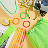 80s Fancy Dress Neon Accessories Tutu Party Costume Sets DIY-WH20062-11C-3