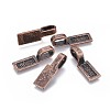Tibetan Style Alloy Glue-on Flat Pad Bails LS-TIBE-4710-R-NR-1