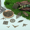 120Pcs 10 Styles Iron Connector Charms FIND-SC0017-12-4