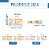 8Pcs 2 Colors Glass Charms KK-TA0001-77-3