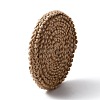 Braided Burlap Ribbon OCOR-WH0073-78-3