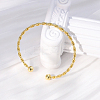 Twisted Brass Cuff Bangles YN8277-1