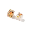 Baking Paint Handmade Gold Sand Lampwork Beads LAMP-P072-01A-01-2