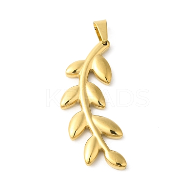 PVD Vacuum Plating 304 Stainless Steel Pendants STAS-D052-02G-1