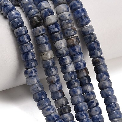 Natural Blue Spot Jasper Beads Strands GG-CBA792A-G02-4x7mm-1