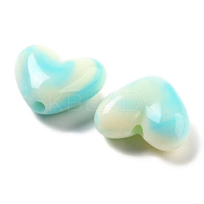 Imitation Gemstone Acrylic Beads OACR-U005-07F-1